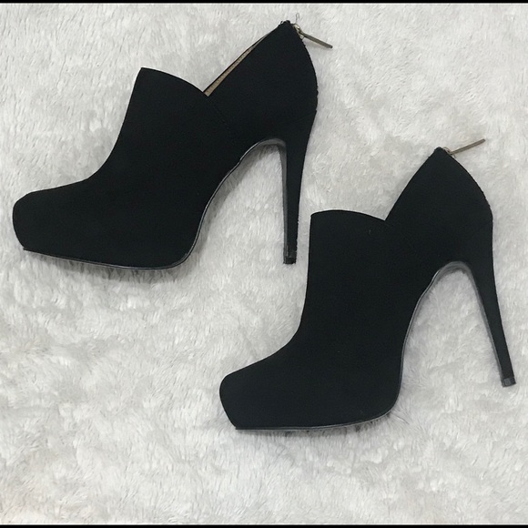 Nine West Shoes - Nine West | Faux Suede Platform Ankle Booties
